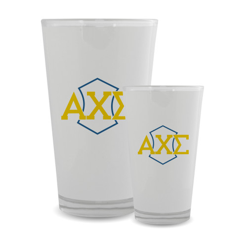  Full Color Glass 17oz - Official Fraternity Logo