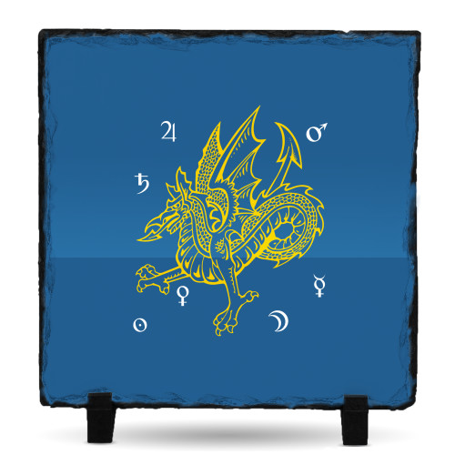 Photo Slate-Wyvern with Symbols