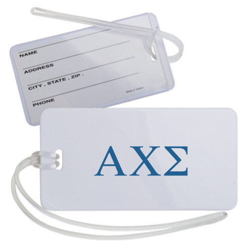  Luggage Tag - Greek Letters
