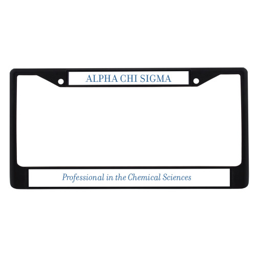  Metal License Plate Frame in Black - TagLine