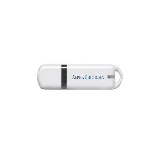  USB White Pen Drive 4G - Wordmark