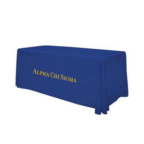  Royal 6 foot Table Throw - Wordmark