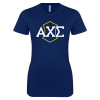 Thumbnail image for  Next Level Womens Navy Boyfriend Tee