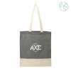 Thumbnail image for  Split Recycled Black Cotton Twill Convention Tote