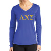 Thumbnail image for  Womens Royal Performance Long Sleeve V Neck Shirt