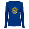 Thumbnail image for  Womens Royal Long Sleeve V Neck Tee 