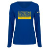 Thumbnail image for  Womens Royal Long Sleeve V Neck Tee 