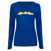 Thumbnail image for  Womens Royal Long Sleeve V Neck Tee 