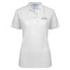 Thumbnail image for  Womens Silk Touch White Pique Polo