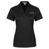Thumbnail image for  Womens Black Performance Fine Jacquard Polo