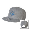 Thumbnail image for  Heather Grey Wool Blend Flat Bill Snapback Hat