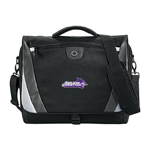  Black/Grey Slope Computer Messenger Bag - Primary Logo