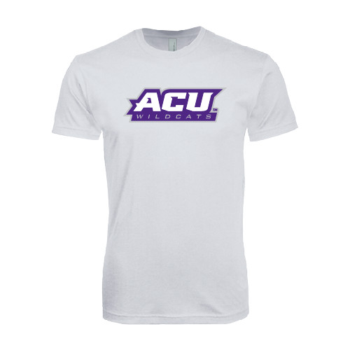  Next Level White SoftStyle T Shirt - ACU Wildcats