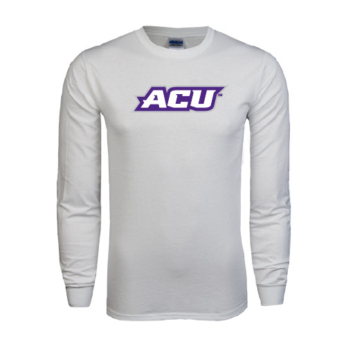 White Long Sleeve T Shirt - ACU