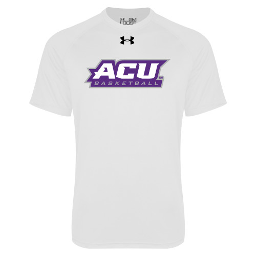  Under Armour White Tech Tee - Adidas - ACU Basketball