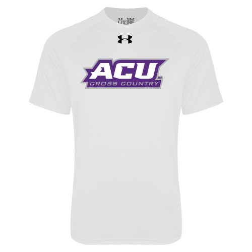  Under Armour White Tech Tee - Adidas - ACU Cross Country