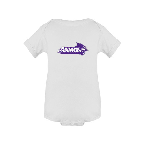  White Infant Onesie - Primary Logo
