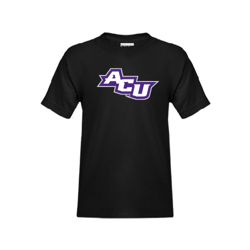  Youth Black T Shirt - Angled ACU