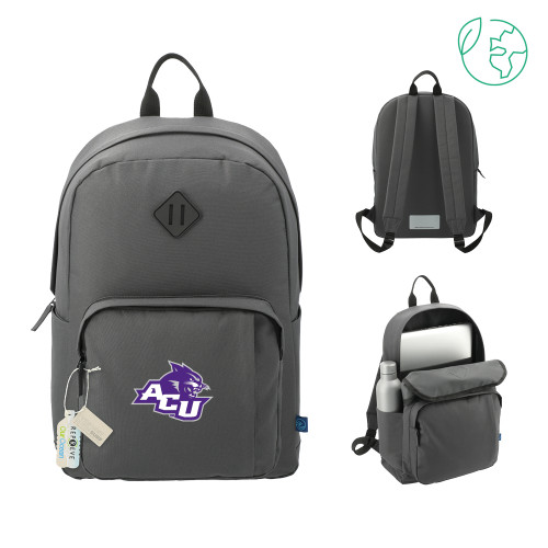  Repreve Ocean Charcoal Everyday Computer Backpack - Primary Logo
