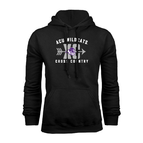  Black Fleece Hoodie - Cross Country Design