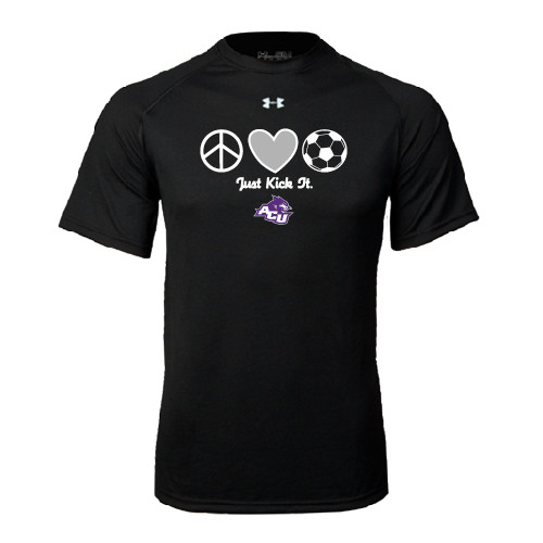  Under Armour Black Tech Tee - Just Kick It Soccer Design