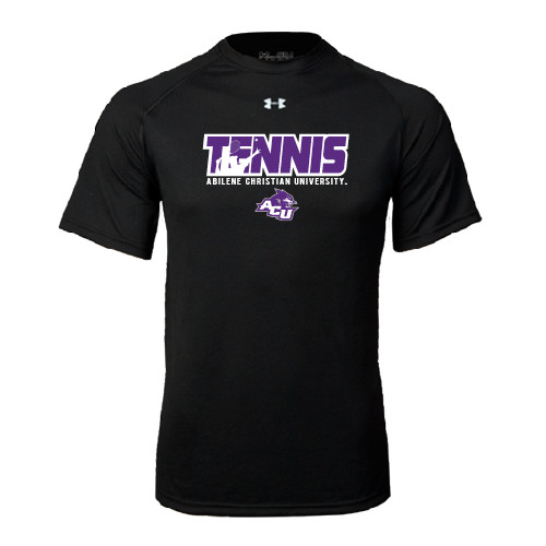  Under Armour Black Tech Tee - Tennis Player Design