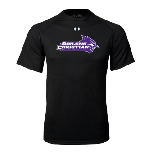  Under Armour Black Tech Tee - Primary Logo