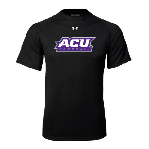  Under Armour Black Tech Tee - Baseball
