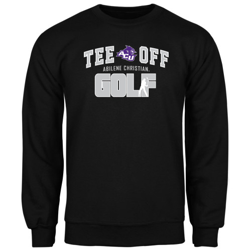  Black Fleece Crew - Tee Off Golf Design