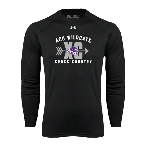  Under Armour Black Long Sleeve Tech Tee - Cross Country Design