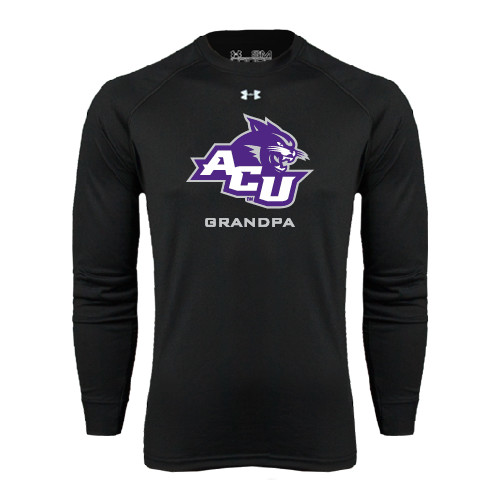  Under Armour Black Long Sleeve Tech Tee - Grandpa