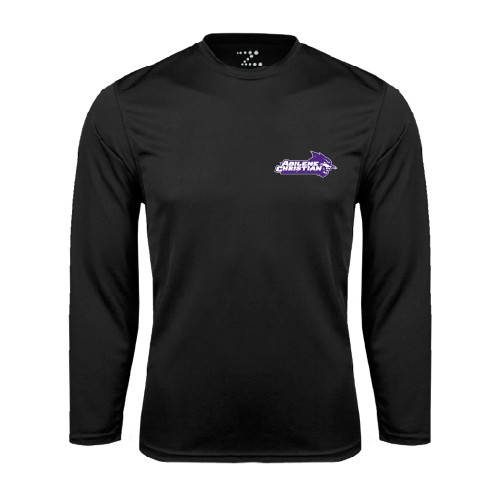  Black Performance Long Sleeve Shirt - Primary Logo