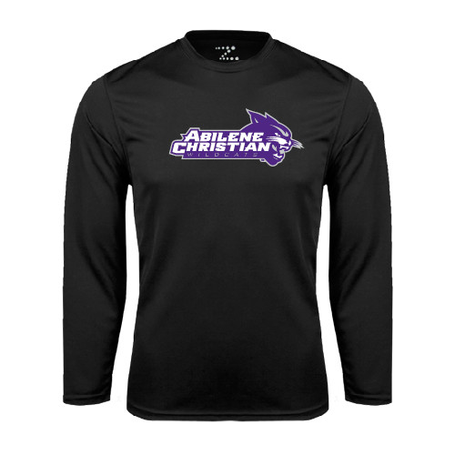  Black Performance Long Sleeve Shirt - Primary Logo