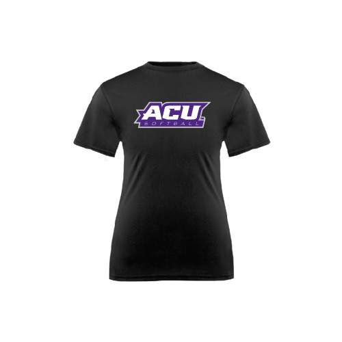  Youth Performance Black Tee - Softball