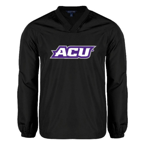  Black V Neck Raglan Windshirt - ACU