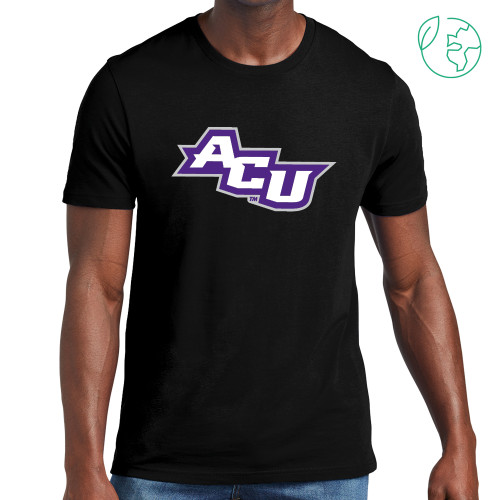  Allmade Black Organic Cotton Tee - Angled ACU