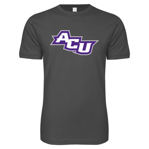 Next Level Charcoal SoftStyle T Shirt - Angled ACU