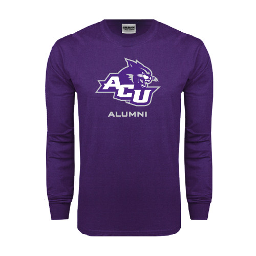  Purple Long Sleeve T Shirt - Alumni