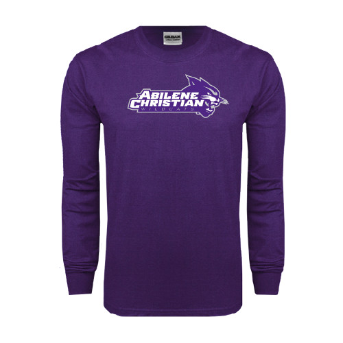  Purple Long Sleeve T Shirt - Primary Logo