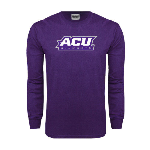  Purple Long Sleeve T Shirt - ACU Wildcats