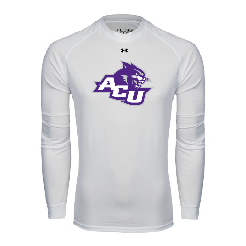 Main Image for  Under Armour White Long Sleeve Tech Tee