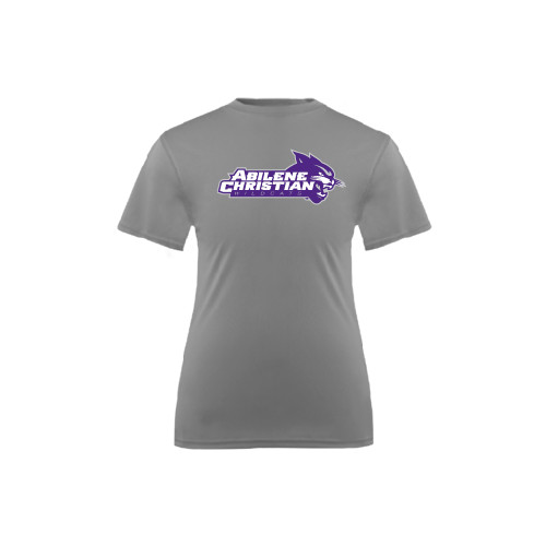  Youth Performance Grey Concrete Tee - Primary Logo
