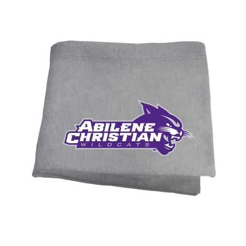  Grey Sweatshirt Blanket - Primary Logo