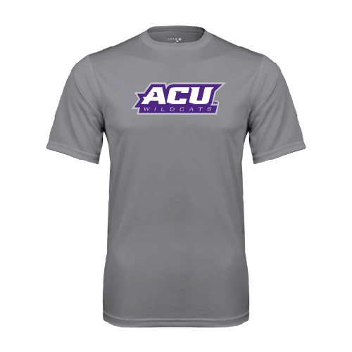  Grey Concrete Performance Tee - ACU Wildcats