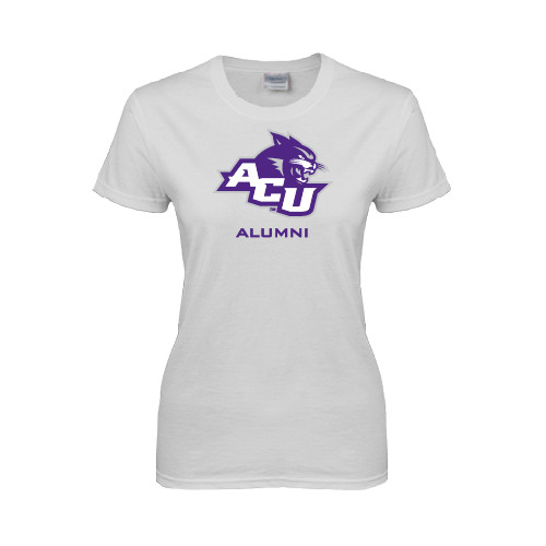 Main Image for  Womens White Short Sleeve Tee