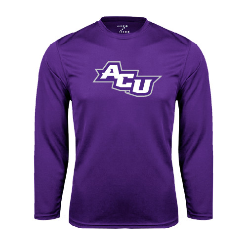 Main Image for  Purple Performance Long Sleeve Shirt