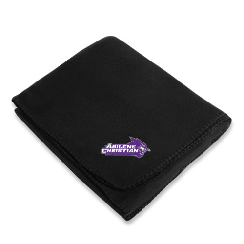  Black Arctic Fleece Blanket - Primary Logo