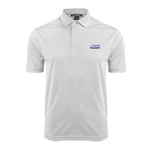  White Dry Mesh Polo - ACU Wildcats