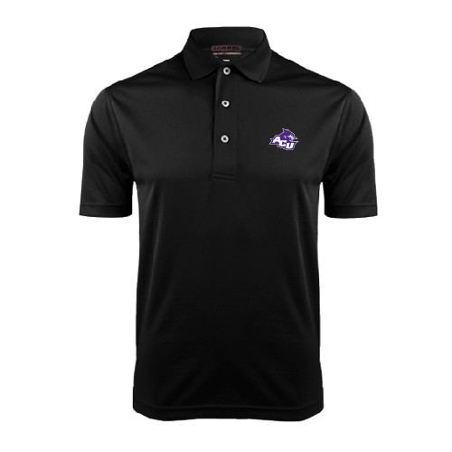  Black Dry Mesh Polo - Angled ACU w/Wildcat Head