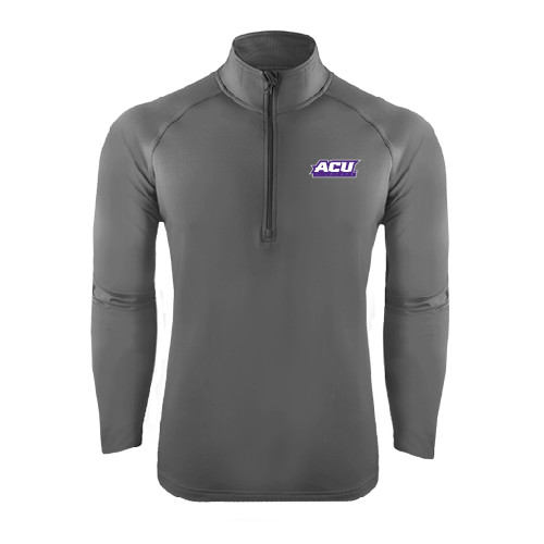  Sport Tek Charcoal Sport Wick Stretch 1/2 Zip Pullover - ACU Wildcats
